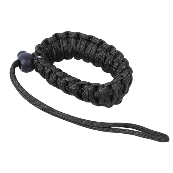 Professional Camera Lanyard Wrist Strap Parachute Cord (5.9 in / 15 cm) Black