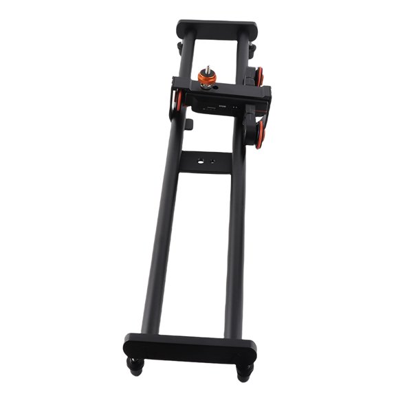 Professional Camera Track Slider Motorized Video Dolly Car Dual Unit System, 23.6 inches / 60 cm Skater Wheel Kit for DSLR Camera and Smartphone, Smooth Action Video Track Slider System