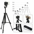 thumbnail image 1 of Professional Camera Tripod Stand Mount + Phone Holder for Cell Phone iPhone, 1 of 8