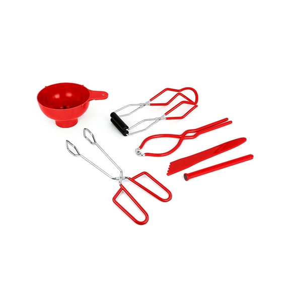 Professional Canning Tool Set 6PCS Jar Lifter Lid Grippers Bubble Removers Delicate Kitchen Accessories F