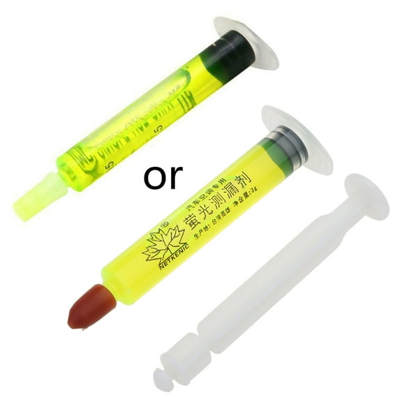 Professional Car Air Conditioner Leak Detector Dye 2.5ml UV Dye Fluorescent Dye Certified AC Leak Detector