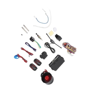 Professional Car Anti Theft Alarm System Remotely Start Stop 12V Universal Keyless Entry System and Security Locking Kit for Vehicles 9.05 x 6.30 Inches / 23 x 16 cm