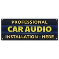 thumbnail image 1 of Professional Car Audio Installation | 24" X 72" Banner | Heavy Duty 13oz. Outdoor Vinyl Single Sided With Grommets | Made in The USA, 1 of 4