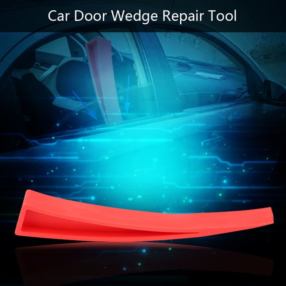 Professional Car Door Window Wedge Paintless Dent Repair Tool Red Spacer Wedge for Auto Body Removal (8.5 inches / 21.5 cm)