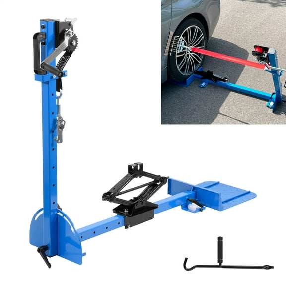 Professional Car Frame Puller Kit, Adjustable Dent Removal System for Wheel Arches, Door Undercuts, Auto Body Repair Shops, DIY Garage Use