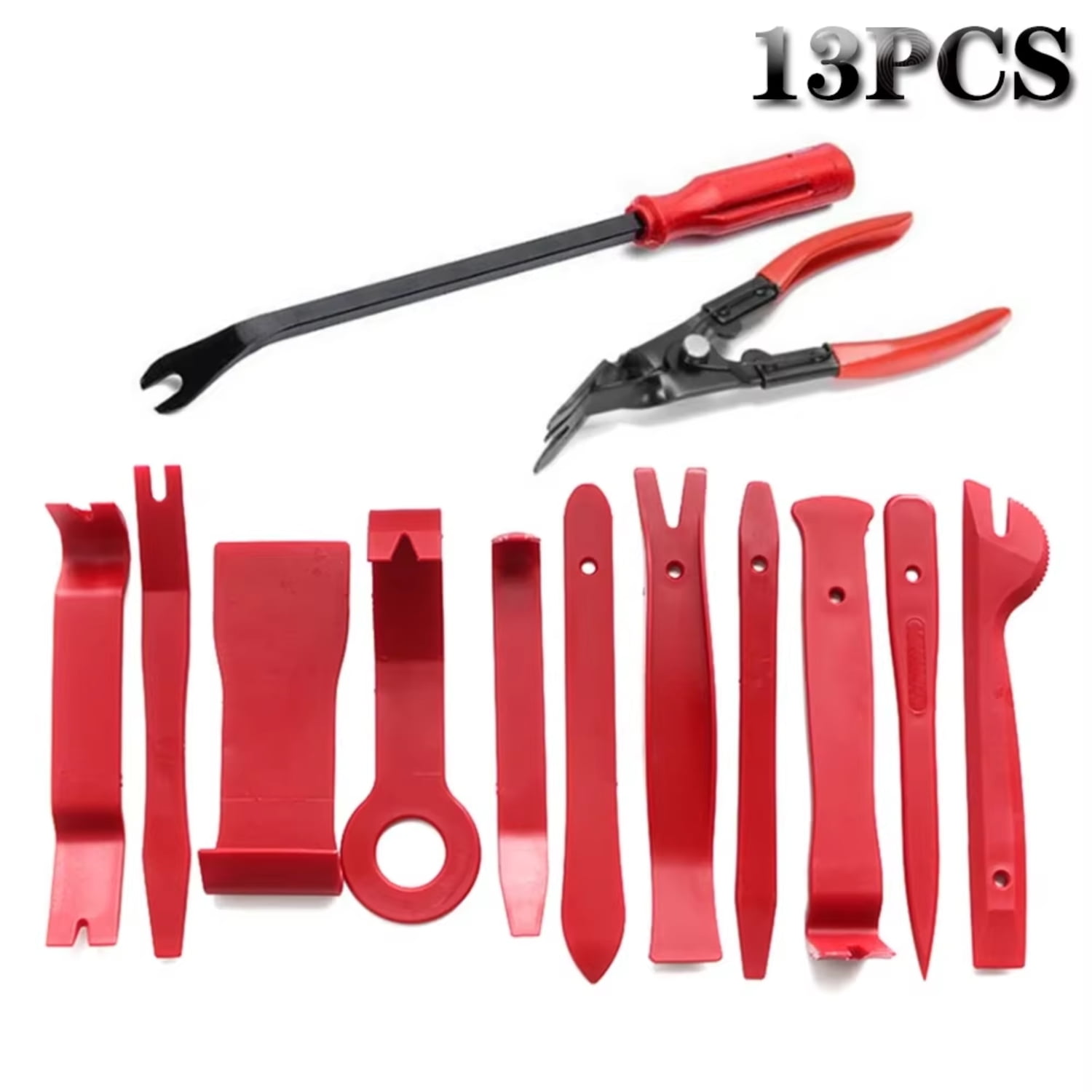 Professional Car Interior Plastic Trim Removal Tool Kit with Clips