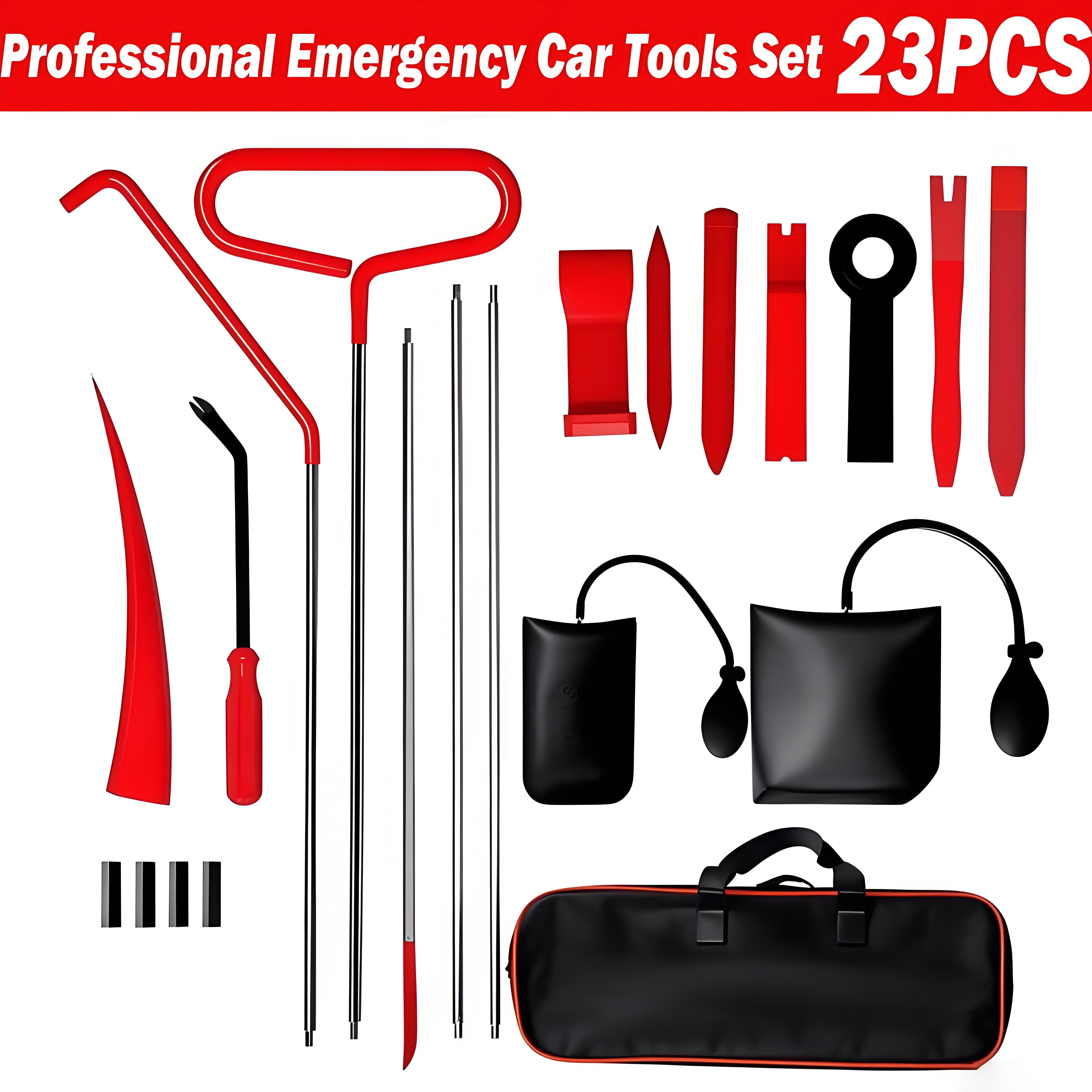 Professional Car Tool Kit, 23 Pcs Essential Automotive Tools Sets ...