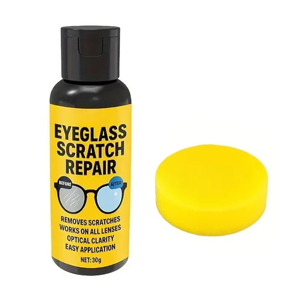 Professional Car Window Scratch Removal Cream 30g Transparent Glass Scratch Fixer Liquid for Even Finish