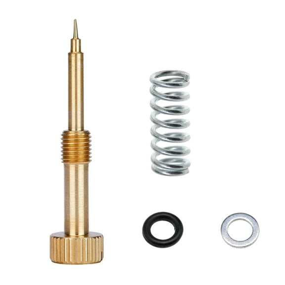 Professional- Carb Rebuild Kit Air Mixture Screw Kit Fixing Brass Mixture Screw Set Suitable for CV40 CVK34