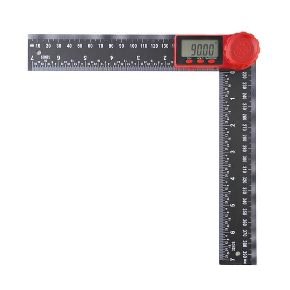Professional Carbon Fiber Angle Ruler Accurate Measurement for Woodworking and Metalworking
