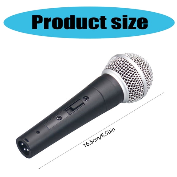 Professional Cardioid Dynamic Professional Vocal Microphone For Stage Singing Vocals Podcasting Recording Karaoke