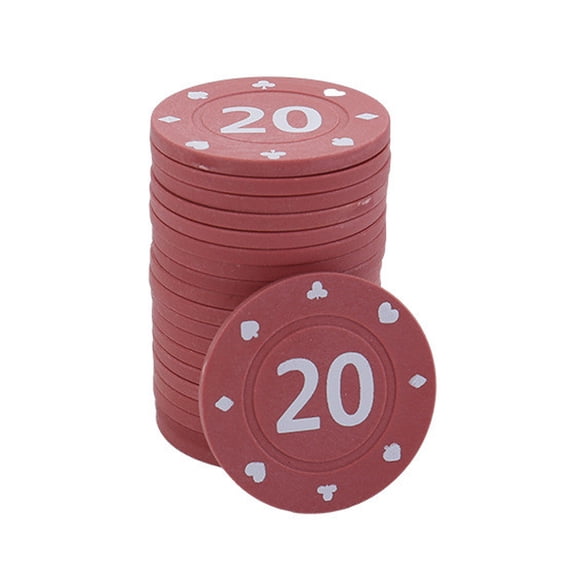 Professional Casinos Chip Entertainment Coin Set 100Pcs Board Game Chip Gambling Game Recreations Money Set