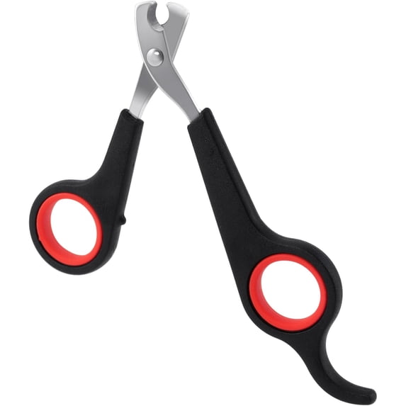 Professional Cat Nail Clipper Non-Slip Big Handles Claw Trimmer Safe Sharp Stainless Steel Scissor Small Pet Animal Grooming Clipper for Small Dogs, Puppies, Rabbits, Birds