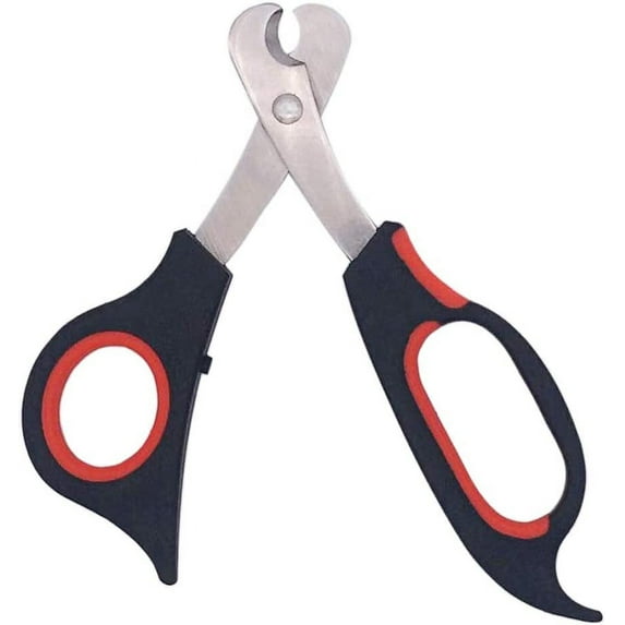 Professional Cat Nail Clippers Trimmer Scissors for Small Breeds, Puppies, Rabbits, and More, Safe Sharp Stainless Steel Blades, Non-Slip Big Handles, Easy at Home Grooming