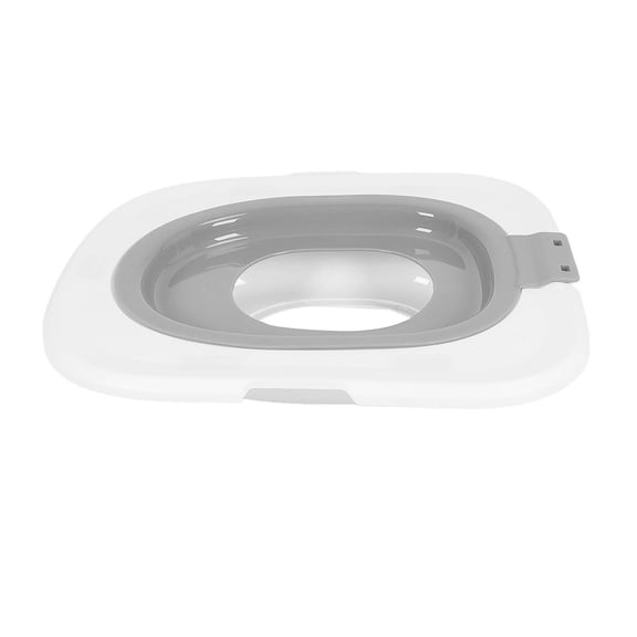 Professional Cat Toilet Training Kit for Fast Litter Box Elimination Gray Toilet Seat and Trainer Set, 16x15 Inches / 41x38 cm