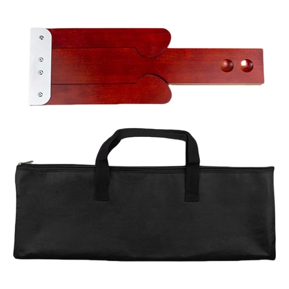 Professional Cello Endpin Stabilizer Antiskid Wood Board Compact T Design Floor Protector for Secure
