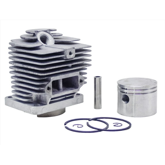 "Professional Chainsaw Piston & Cylinder Kit - 46mm Nikasil Coated (Compatible with Select Vintage Chainsaw Models)"
