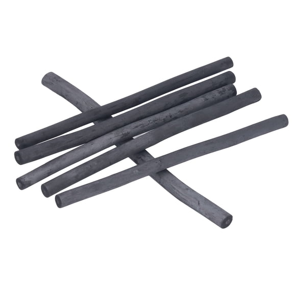 Professional Charcoal Sticks Set - 6 Pcs Wood Charcoal for Drawing, Sketching, and Art Projects