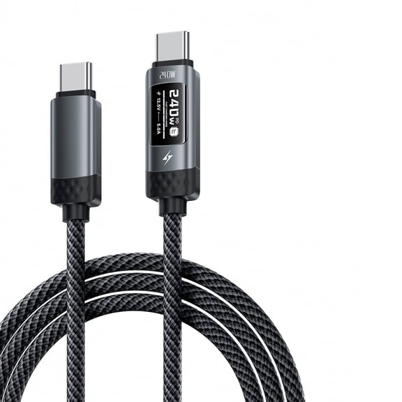 Professional Charging Cable Supporting 240W PD3.1 Fast Charging Featuring Digital for All Gadgets