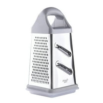 Professional Cheese Grater - Stainless Steel, 4 Sides,Perfect Box Grater for Parmesan Cheese, Vegetables, Ginger - Dishwasher Safe