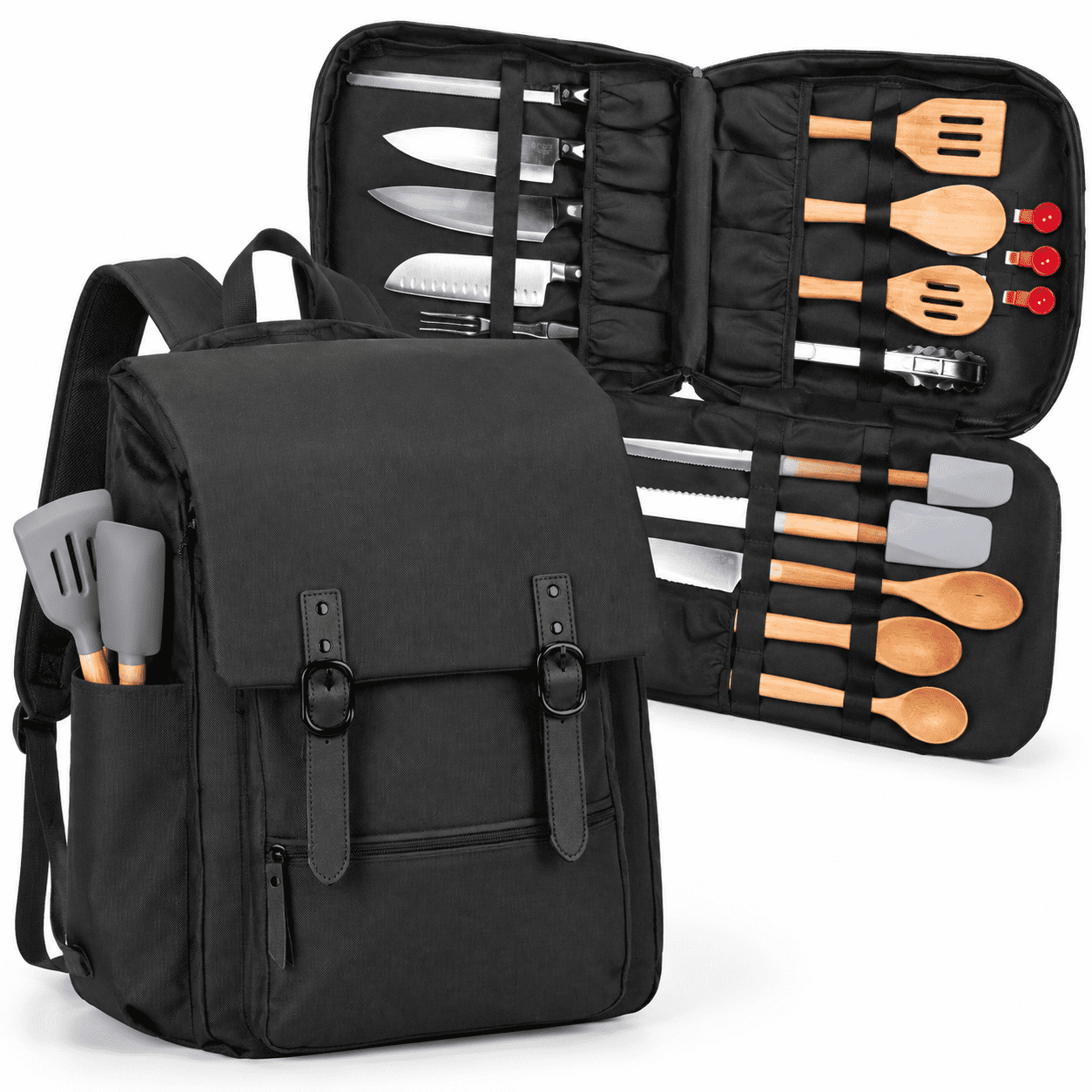 Professional Chef Carrying Case, Night Black, 600D Water-Resistant ...