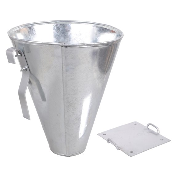 Professional Chicken Cone Galvanized Steel Poultry Restraining Cone Efficient Poultry Slaughter Tool for Home Farm Use