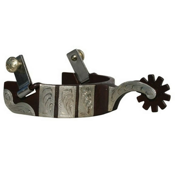 Professional Choice Bob Avila Medium Shank Silver Western Horse Tack Spurs