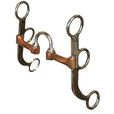 Professional's Choice AV Training Correction Bit - Sweet Iron 3-Piece Pinch-Free Mouthpiece with Classic Style Shank