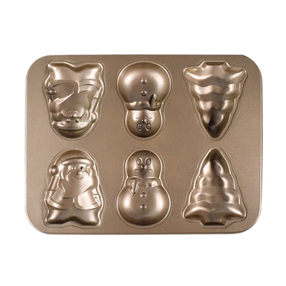 Professional Christmas Series Cake Moulds Carbon Steel Baking Pan Non-Stick Oven Bakeware Gifts for Baking Lovers