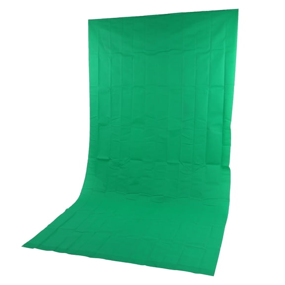 Professional Chroma Key Green Screen Photo Backdrop, Premium Double Sided Non-Woven Photography Background Cloth for Studio Video (63x118 inches / 1.6x3 m)