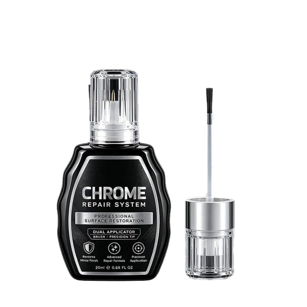 Professional Chrome Repair Pen, Silver Rim Touch Up Paint, Chrome Wheel ...