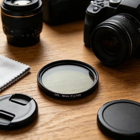 Professional Circular Polarizer Lens Filter For Photography Reduces Reflection Improves Images Quality Various Diameters
