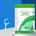 thumbnail image 1 of Professional Clean Floss Picks - Extra Strong Shred-Resistant Floss, Easy Grip Handle - Dental Flossers for Adults (100, Mint), 1 of 4