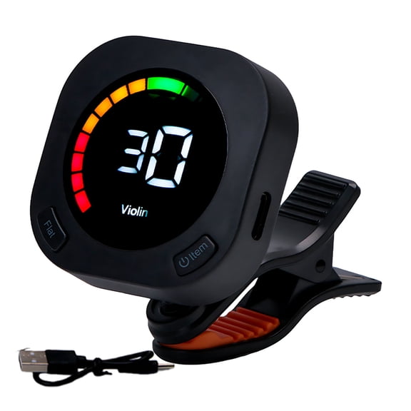 Professional Clip-On Guitar Tuner Universals Digital Clip-On Tone Tuner for Guitar, Violin Quick & Accurate Tuning