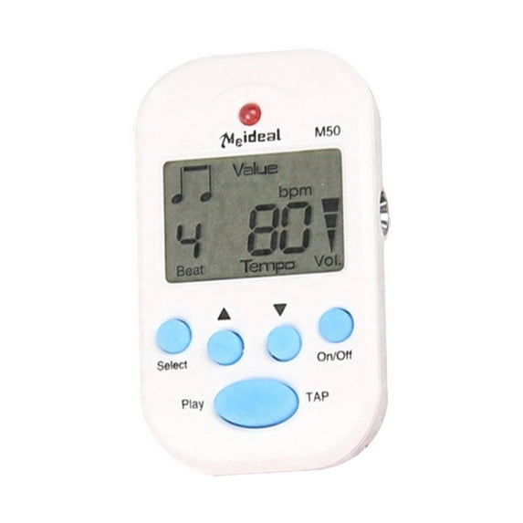 Professional Clip on Digital Tempo Metronome LCD Screen Lightweight & L6K1✨d T9R4