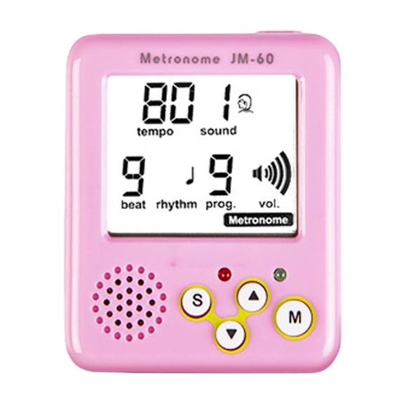 Professional Clip on LCD Digital Metronome Portable Small Digital Rhythm Tempos Metronome for Gym And Outdoor Workouts
