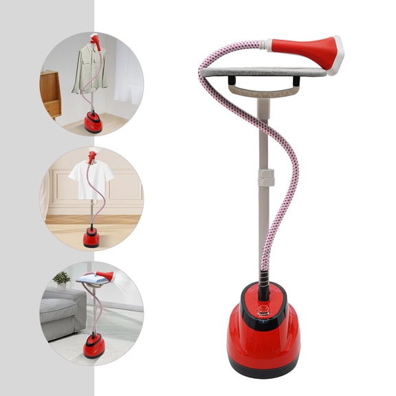 Professional Cloth Steamer, Standing Steamer with Ironing Board, Professional Steamer for Clothes