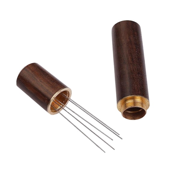 Professional Coffee Tamper Distributor ,Hand stirring Tool, Coffee Distributor Leveler ,Wood Espresso Tools for Coffee ,Shop Hotel Milk upgraded