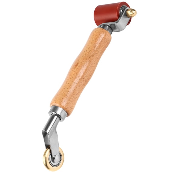 Professional Combination Rubber Pressure Roller & Metal Corner Roller with Ergonomic Handle for Professional