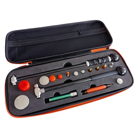 Professional Complete Dents Repair Set With Double Hammer And Pullers For Motorcycle Car Bikes DIYer And Professional