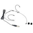 thumbnail image 1 of Professional Condenser Headworn Headset Microphone With 4 Pin XLR Connector For Shure 4Pin Wireless Body-Pack Transmitter, 1 of 9