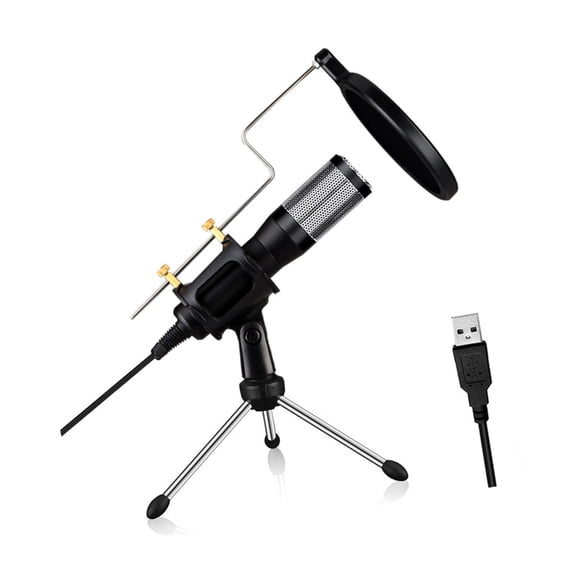 Professional Condenser Microphone Podcast Microphone Active Noise Cancelling Studio Professional USB Mic Streaming