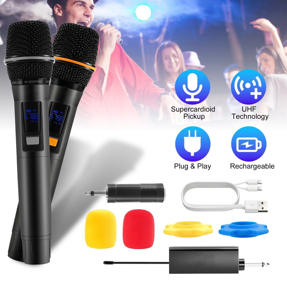 Professional Condenser Microphone Studio Recording Cardioid Microphone w/180 Degree Tripods Pop Filter