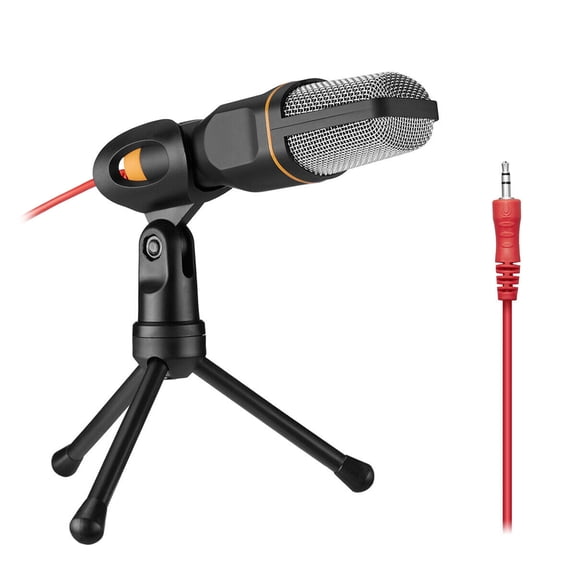 Sanoxy Professional Condenser Microphone Omnidirectional Desktop Mic with Tripod
