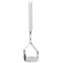 Professional Cooking Integrated Blender, Mini Potato Mashers Stainless Potato Food Masher with Plastic Handle Hand Masher Vegetables Fruits Masher Kitchen Tool for Cooking Integrated Masher, 1*Crusher