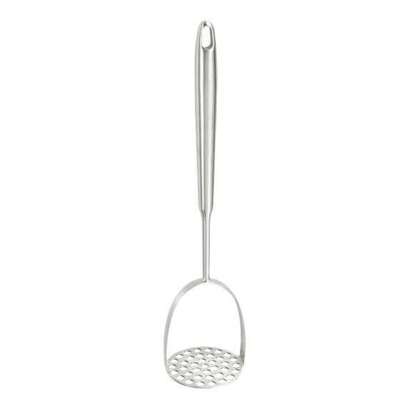 Professional Cooking Potatoes Masher, Mini Potato Mashers Stainless Potato Food Masher with Handle, Hand Masher Vegetables Fruits Masher Kitchen Tool for Cooking Integrated Masher