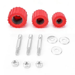 Professional Copper Pipe Cleaner Tool Set 1/2 Inch 3/4 Inch 1 Inch Industrial Plumbing Wire Cleaning Brushes for Drill Soldering Removing Paint Rust Metal Deburring Polish Kit 3 Pcs