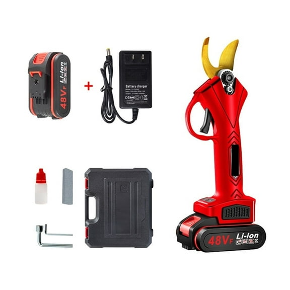 Professional Cordless Electric Pruning Shears 48vf Large Capacity Lithium Battery For Tree Pruning Electric Shears ,Long-Lasting