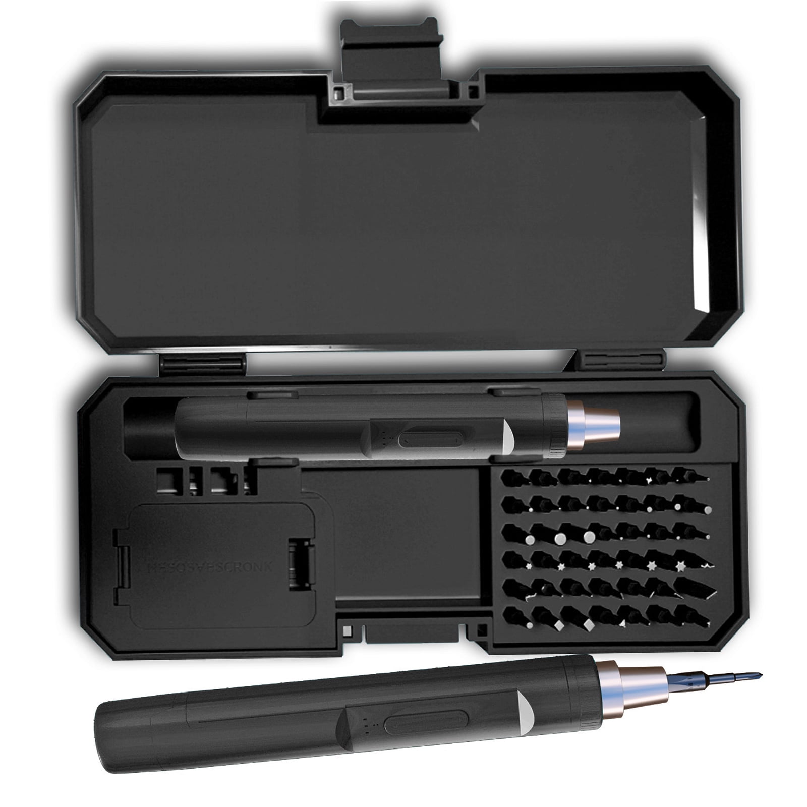 Professional Cordless Electric Screwdriver Set Featuring Steel Components Portable Design Tool Set 500mAh
