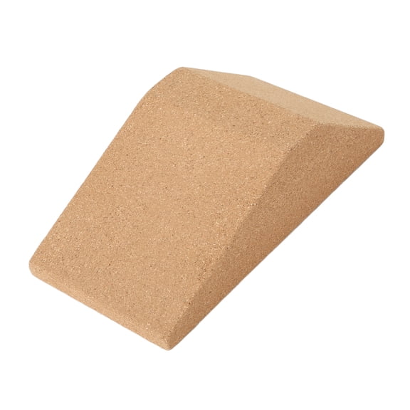 Professional Cork Squat Wedge Block - High Density Non-Slip Exercise Ramp for Balance Training, Bodybuilding, and Knee Protection, 9.1" x 4.7" x 2.6"